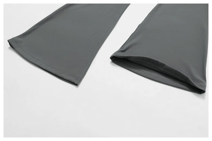 Pantalones de yoga de cintura alta y pernera acampanada para mujer, pantalones de pierna ancha para mujer, pantalones deportivos para gimnasio, entrenamiento físico, pantalones acampanados para baile latino.