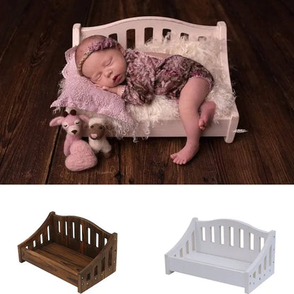 Banco de bambú para bebé hecho a mano, accesorios para fotografía de recién nacidos, cama de madera, poses para bebés, accesorios para fotografía de bebés, accesorios de fondo para estudio