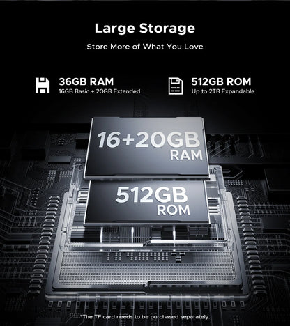 Teléfono resistente DOOGEE S200 Max, 16 GB + 512 GB, batería de 22000 mAh, procesador Dimensity 7050, pantalla de 6,72" a 120 Hz, pantalla trasera de 1,32", linterna dual.