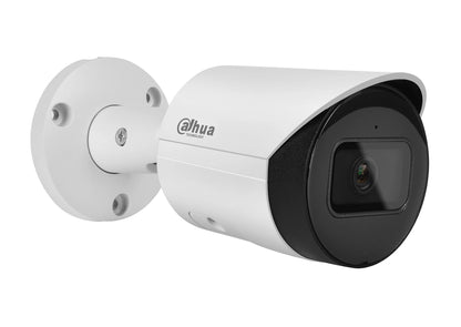 Cámara IP tipo bala Dahua de 8 MP, 4K, IPC-HFW2841S-S, 4 MP, IPC-HFW2441S-S. PoE, IR, micrófono integrado, ranura para tarjeta SD. Sistema de videovigilancia WizSense.