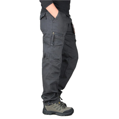 2025 New Autumn Cargo Pants Men Fashion Military Outdoors Man Trousers Long Warm Tactical Cotton Khaki Cargo Pants For Man