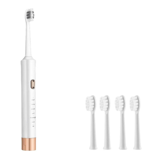 Cepillo de dientes eléctrico sónico de nuevo diseño con cerdas suaves, 6 modos de limpieza, pantalla LED, IPX7, resistente al agua, carga rápida por USB, herramienta de cuidado bucal.