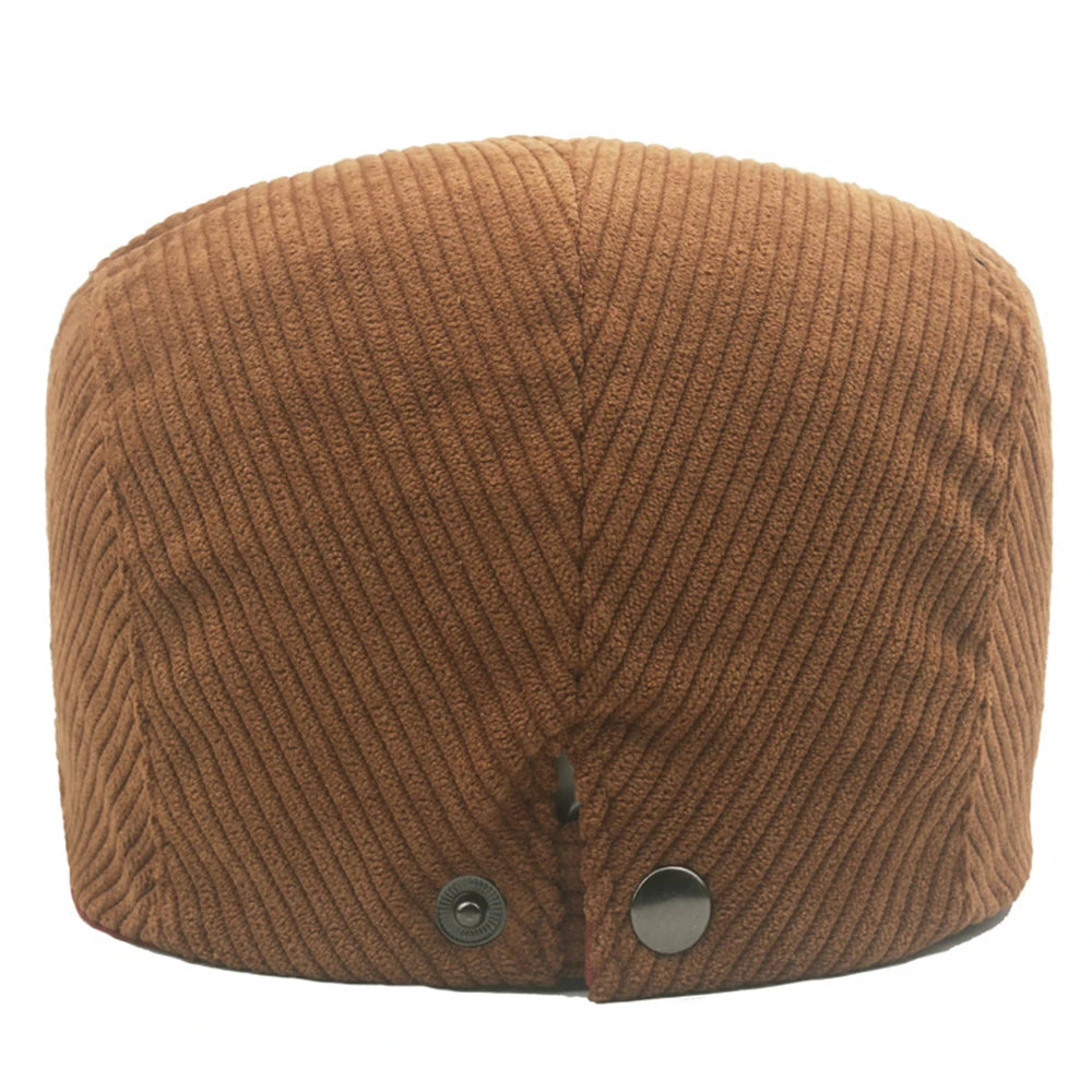 Sombreros de pana para hombre, boinas retro, gorras planas informales de temporada, sombreros de papá a la moda, gorros unisex, sombrero de artista retro.