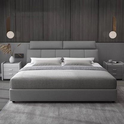 Cabeceros, camas tamaño king, mesitas de noche europeas, camas de salón, dormitorios de lujo, hoteles, camas de dormitorio, accesorios para el hogar