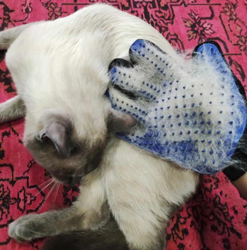 Guantes para quitar el pelo de mascotas, masaje para gatos y perros, baño, limpieza, artículos de aseo, cepillo de silicona para quitar el pelo pegado.