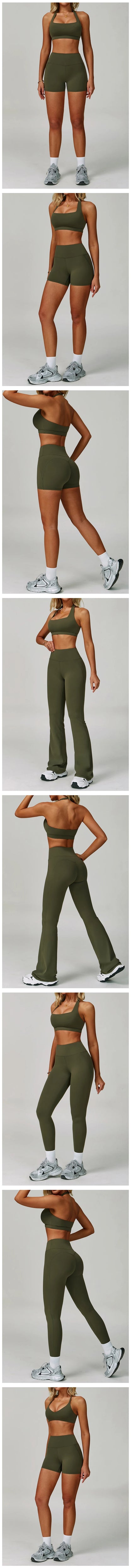 2 Piece Set Women's Tracksuit Fitness Clothes Yoga Sets Sportswear Workout Bra High Waist Leggings Set Gym Clothing Sports Suits