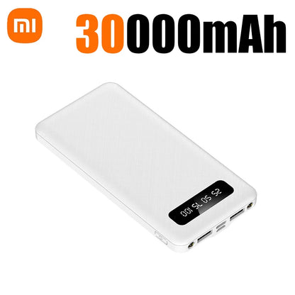 Batería externa portátil Xiaomi de 500.000 mAh y 120 W de carga ultrarrápida de gran capacidad con pantalla digital LED para teléfonos.