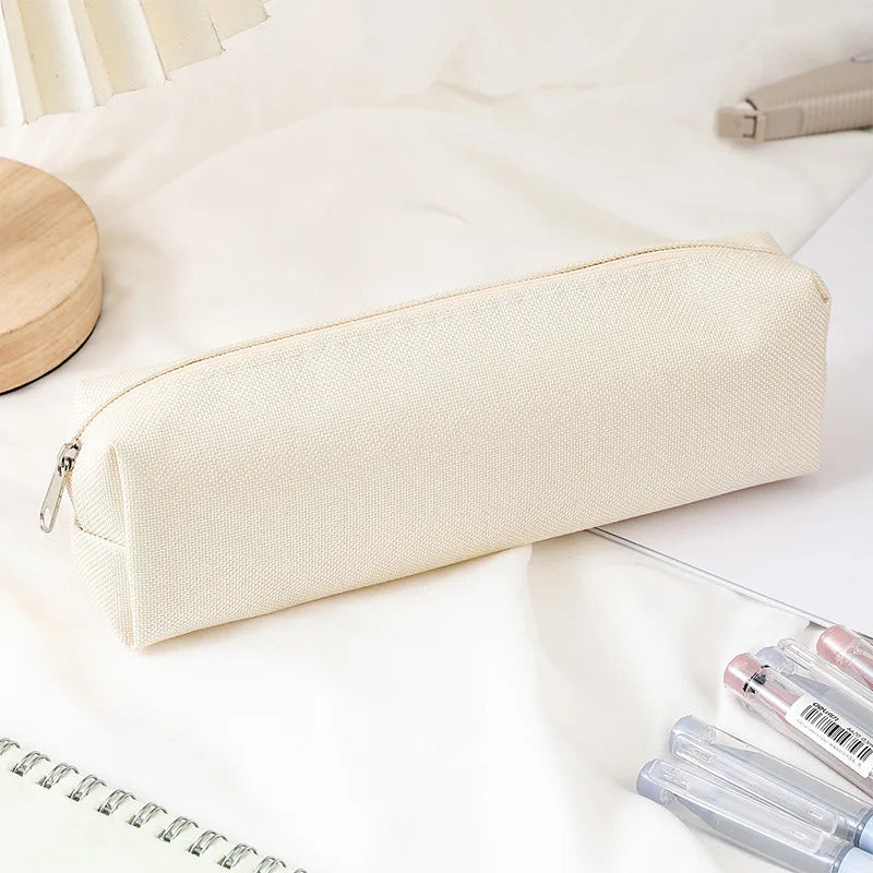 Estuche escolar sencillo para lápices, estuche escolar, papelería escolar de colores sólidos, estuche para lápices Kalemlik Trousse