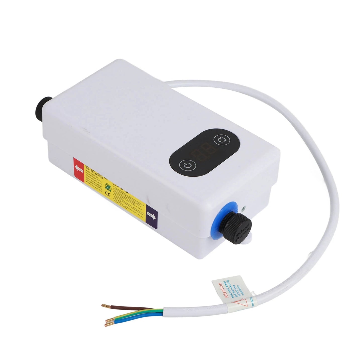 Calentador de agua eléctrico instantáneo con función de memoria, convertidor de frecuencia y temperatura constante. 220 V, 3400 W.