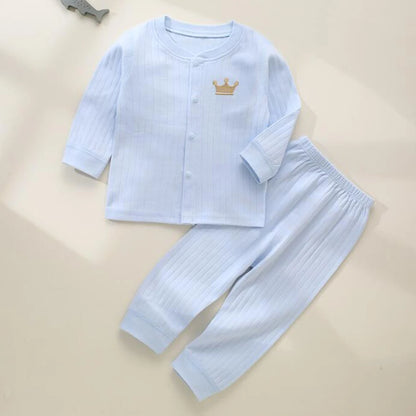 Conjuntos de ropa para bebé, camisetas de algodón de manga larga y pantalones, dos piezas, ropa para recién nacidos de primavera y otoño, conjuntos para bebés.