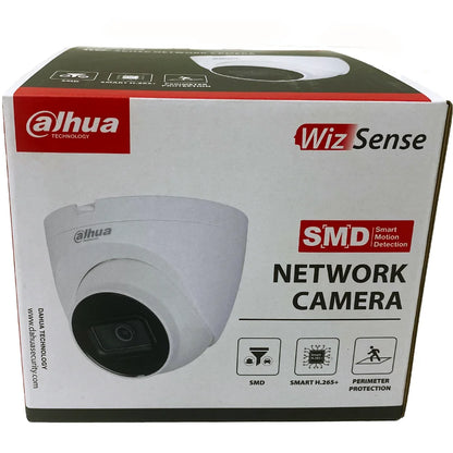 Cámara Dahua de 8 MP, 4K, IR, PoE IPC-HDW2841T-S; cámara de 4 MP IPC-HDW2441T-S; micrófono integrado; ranura para tarjeta SD; detección de personas en vehículos; WizSense