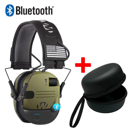 Orejeras de seguridad electrónicas para tiro táctico, protección auditiva, reducción de ruido, protector auditivo activo delgado para caza