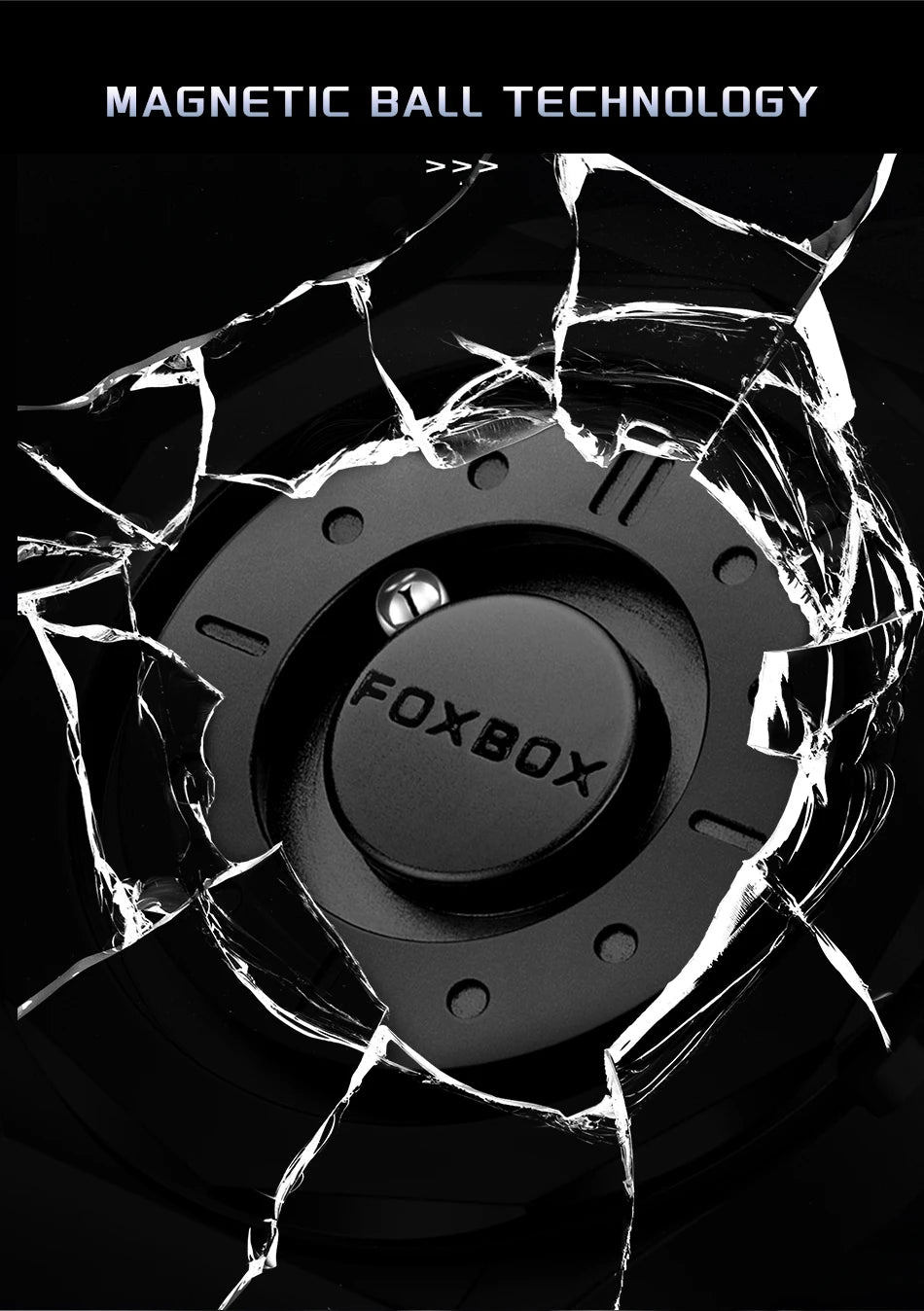 FOXBOX Reloj de negocios de lujo para hombre, resistente al agua hasta 30 m, diseño personalizado, correa de acero inoxidable, reloj de cuarzo para hombre, regalo de moda