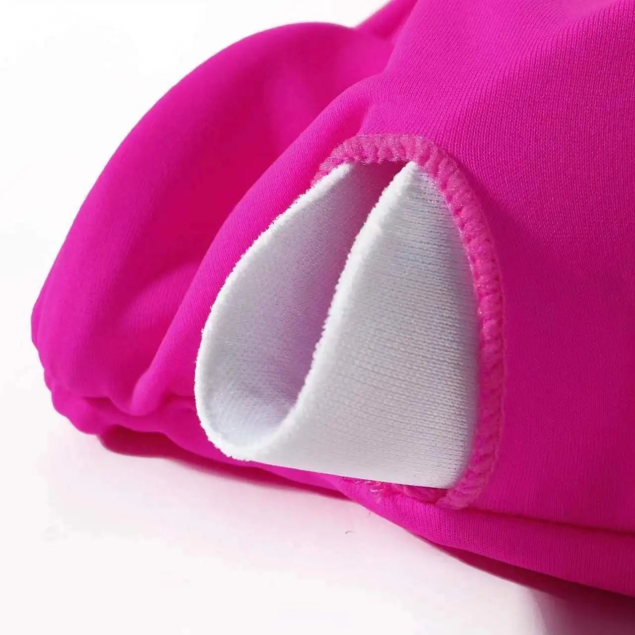 Bikini de un solo hombro para mujer, traje de baño dividido, color liso, traje de baño de playa de verano, traje de baño para mujer