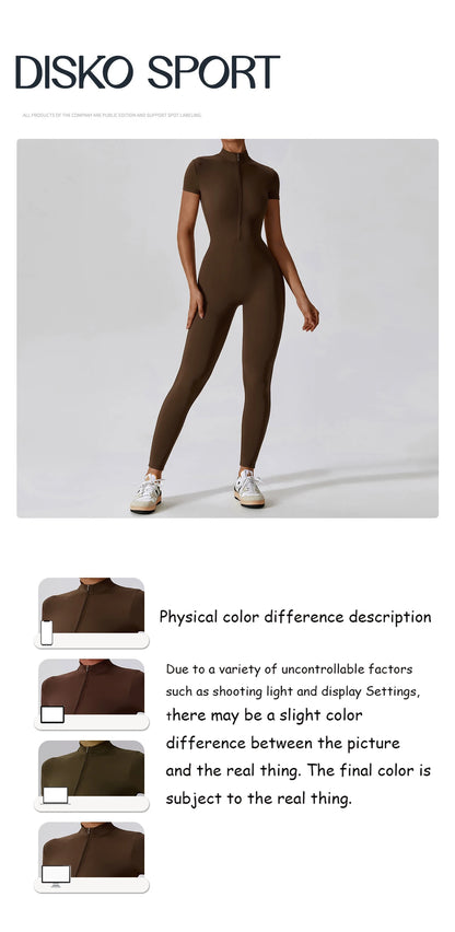 Conjunto de yoga de verano para mujer, ropa deportiva para entrenamiento, mono de gimnasio, mono deportivo siamés para mujer