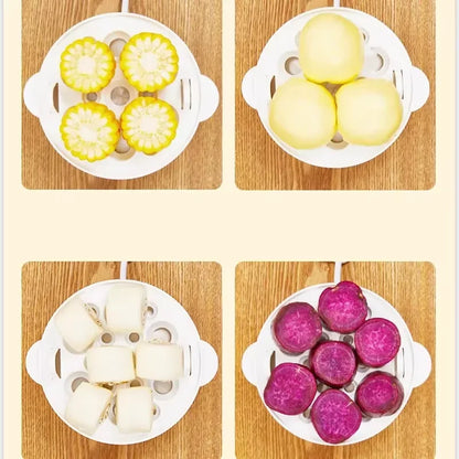 Cocedor de huevos eléctrico, minicocedor multifuncional rápido para huevos escalfados, revueltos y tortillas. Apagado automático.