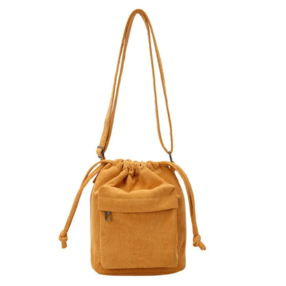 Bolso de hombro para mujer, estilo coreano, con cordón, informal, ligero, para jóvenes, venta al por mayor, 2025