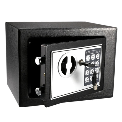 Caja de seguridad con cerradura electrónica digital con teclado, totalmente de acero, para el hogar y la oficina.