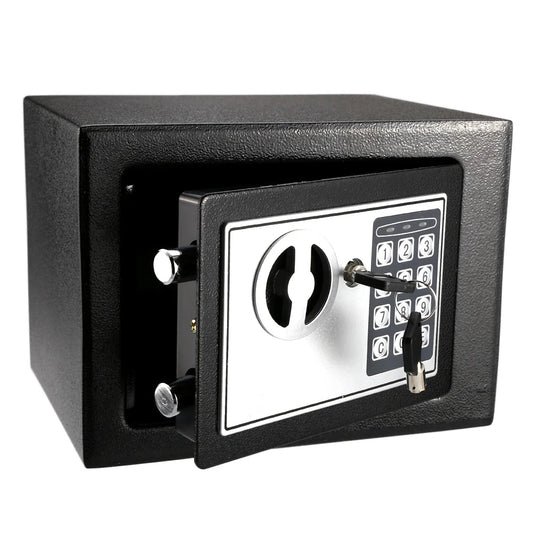 Caja de seguridad con cerradura electrónica digital con teclado, totalmente de acero, para el hogar y la oficina.