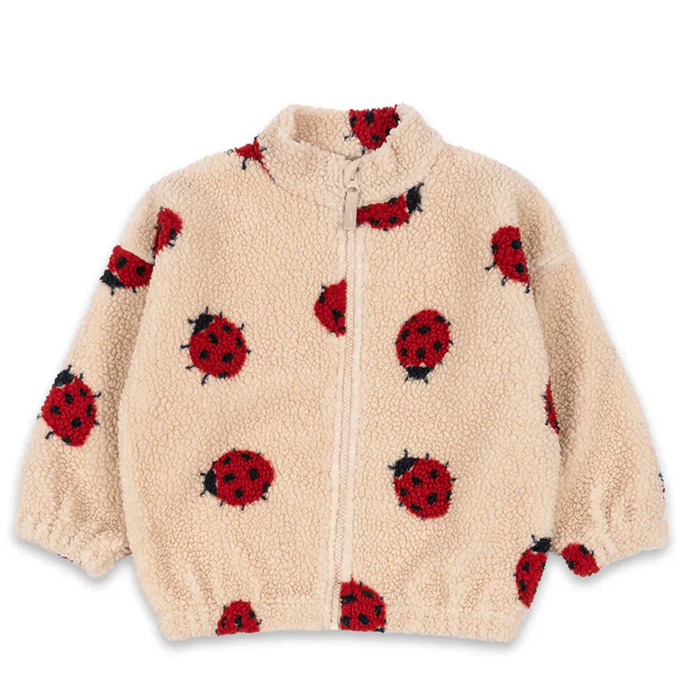 Chaqueta para niños, otoño 2025, nueva moda con estampado Ks, ropa de algodón para niñas y niños, abrigo cálido de lana de cordero gruesa, ropa para niños