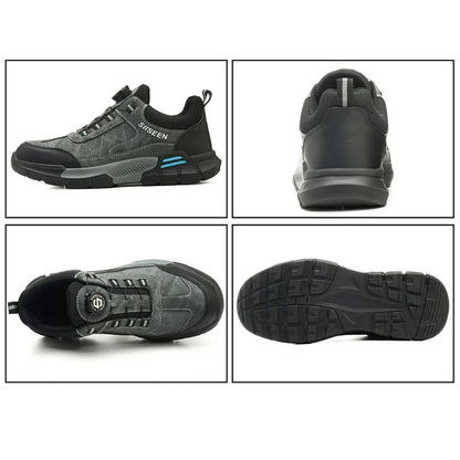 Nuevos zapatos de seguridad para hombre, zapatos de trabajo resistentes a perforaciones, calzado de protección para hombre, botas de trabajo resistentes al desgaste, botas tácticas.