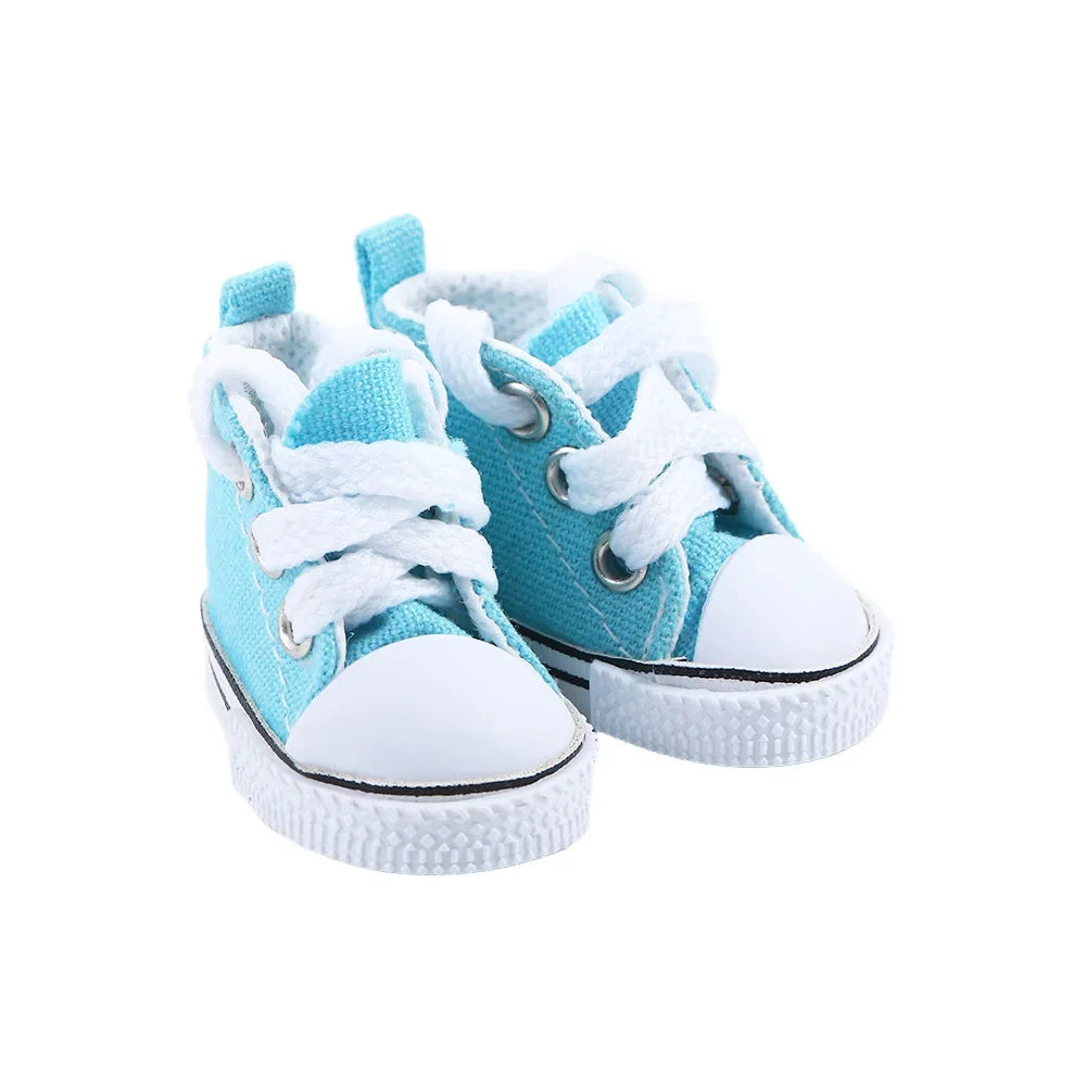 Accesorios para muñecas, juguete para niña, zapatos para muñecas 1/6, zapatillas para muñecas de 5 cm, zapatos para muñecas, zapatos de lona para muñecas, zapatos para muñecas BJD.