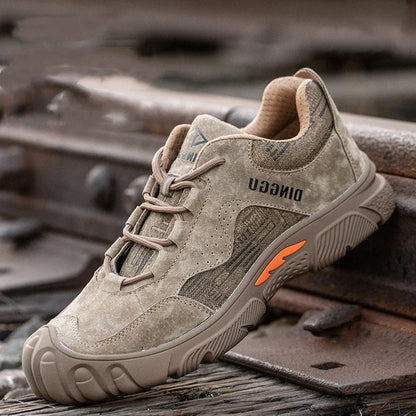 Calzado de seguridad de alta calidad para hombre, con puntera de acero, resistente a golpes y perforaciones. Botas de seguridad antipinchazos.