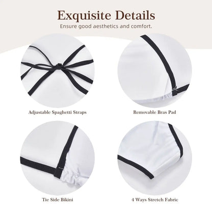 Conjunto de bikini personalizado de Rayo McQueen, traje de baño de dos piezas, bikinis de coches para mujer, conjuntos de bikini triangulares sexys para mujer, traje de baño