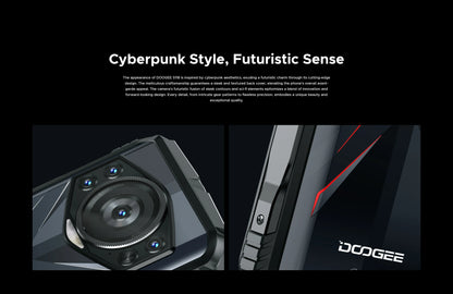 Smartphone robusto DOOGEE S118 de 8 GB y 512 GB, pantalla FHD+ de 6,58", Helio G99, cámara IA de 50 MP, 10800 mAh, Android 14, NFC, 4G.