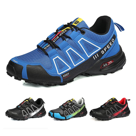 Zapatos de senderismo impermeables para hombre, zapatillas de exterior con cordones, zapatillas de escalada para mujer, zapatillas de trekking antideslizantes, zapatillas tácticas de caza