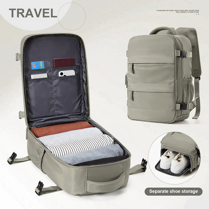 Mochila Ryanair 40x20x25, bolsa de cabina, mochila de viaje para hombres y mujeres, equipaje de mano, mochila para portátil de ocio, mochila para viaje, cabina