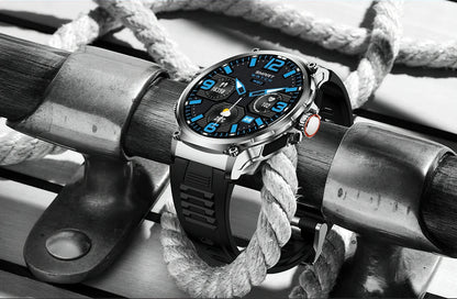 Reloj inteligente Ultra HD de 1,85 pulgadas para hombre, con GPS, pulsera deportiva para exteriores, batería grande de 710 mAh, reloj de seguimiento de actividad física para Android e iOS.