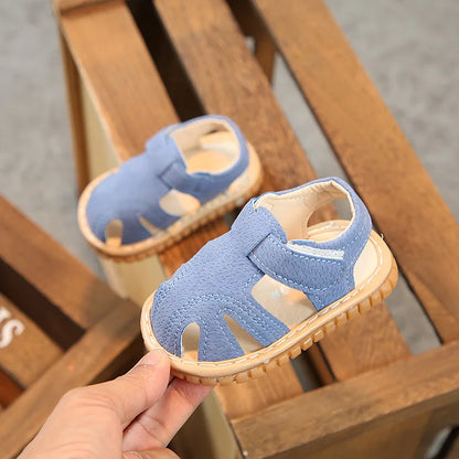 Zapatos minimalistas para caminar para niños pequeños, sandalias para bebés, calzado informal ligero para niños y niñas, zapatos de suela suave antideslizantes