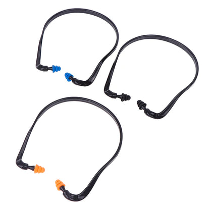 Tapones de silicona suave para los oídos, protectores antirruido para dormir y trabajar, 1 unidad.