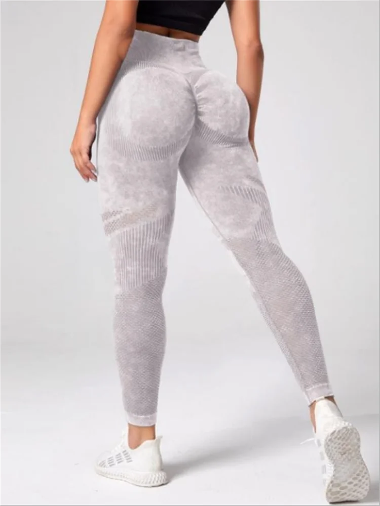 Leggings para mujer, pantalones de yoga para fitness, mallas deportivas sin costuras, pantalones de gimnasio con efecto push-up, pantalones de entrenamiento de cintura alta elásticos.