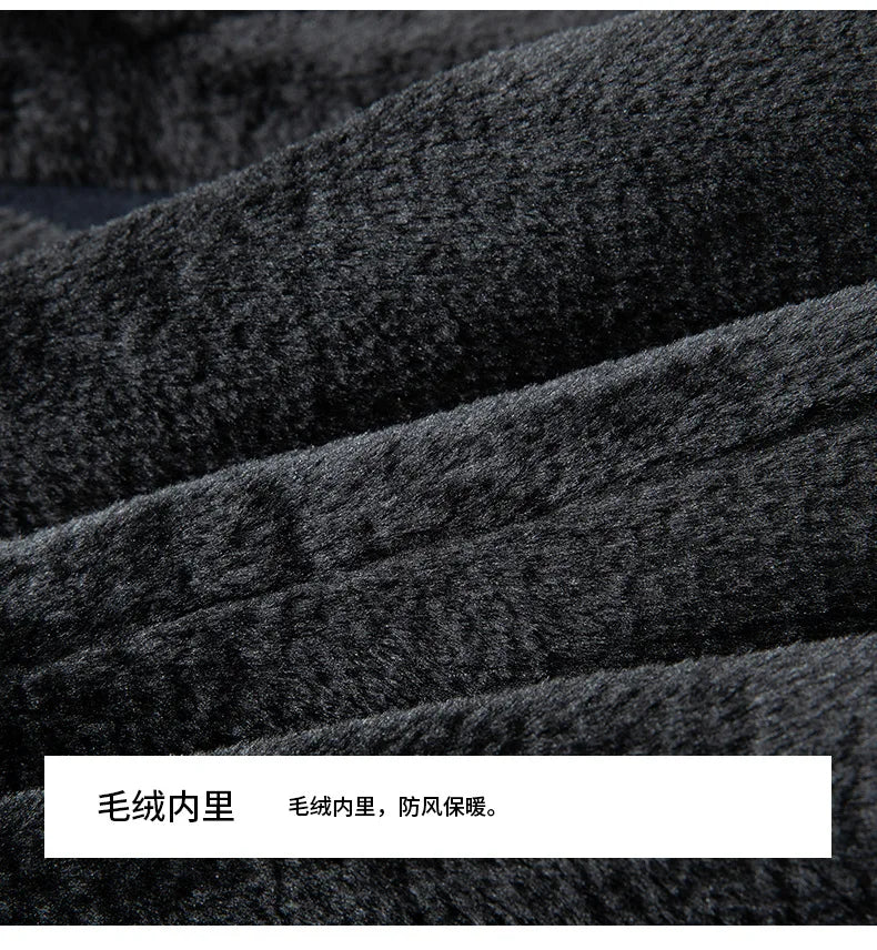 Abrigos de lana con cuello de piel para hombre, estilo informal de negocios, chaquetas extralargas de cachemir, gabardinas de invierno, forro polar de alta calidad para hombre, mezcla de lana cálida