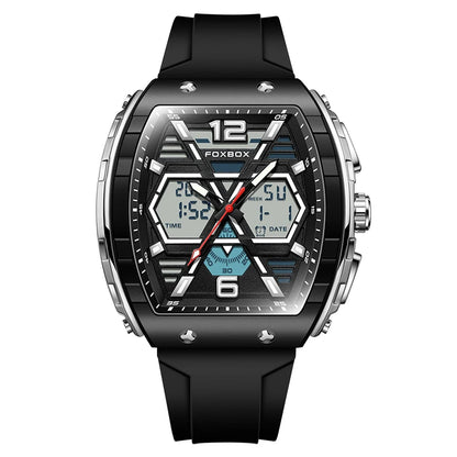 Reloj militar digital LIGE para hombre, resistente al agua hasta 50 m, LED, de cuarzo, deportivo, grande, Masculino