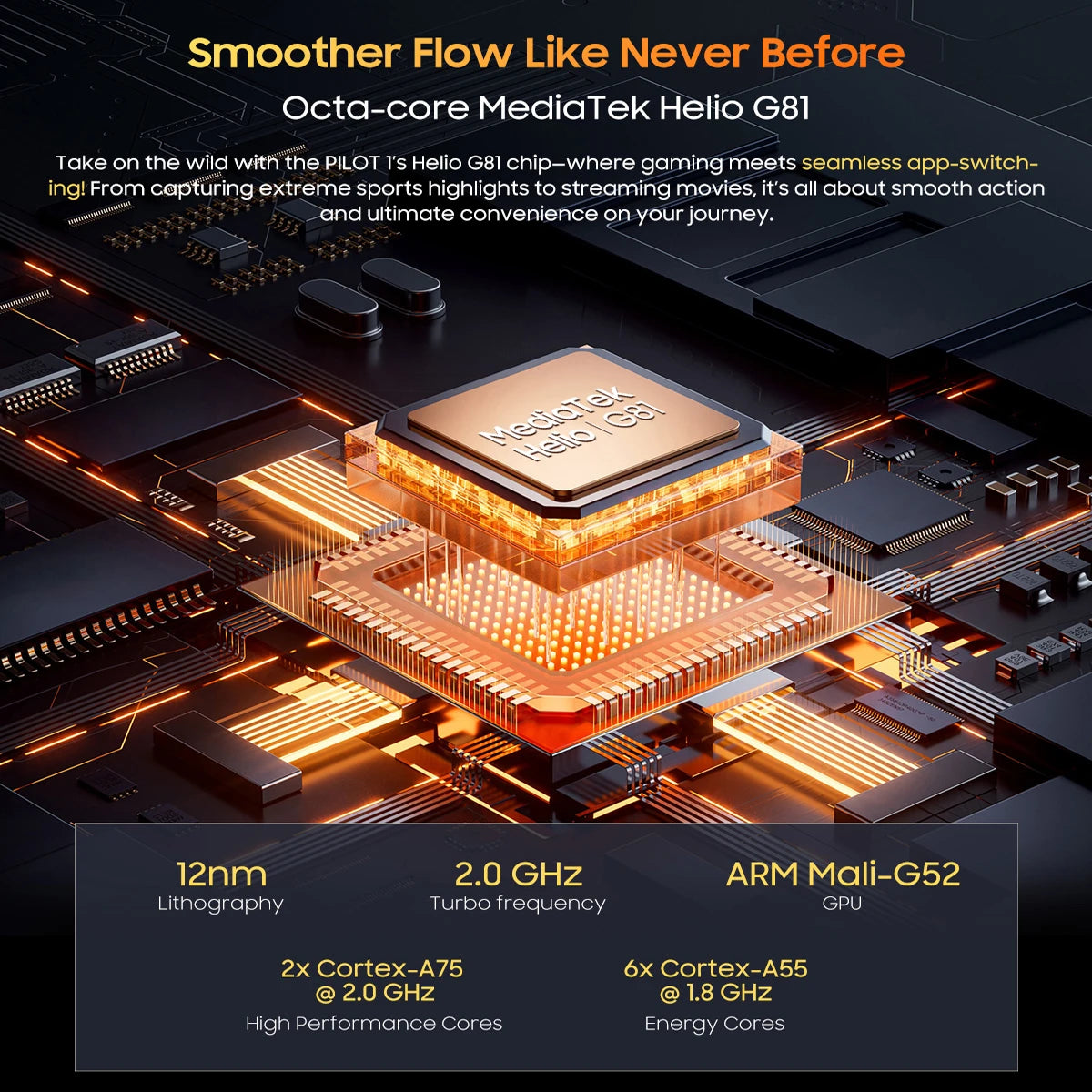 [Estreno mundial] Blackview OSCAL PILOT 1: Teléfono resistente, smartphone de 6 GB y 256 GB, pantalla HD+ de 6,67", batería de 15000 mAh y NFC.