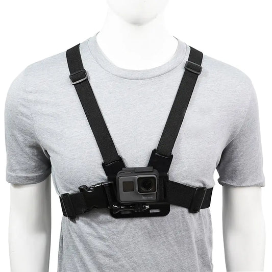 Cinturón de montaje con correa para el pecho para GoPro Hero 9, 8, 7, 6, 5, 4, Insta360 R, X2, DJI OSMO Action Camera, arnés para Go Pro, SJCAM, accesorios EKEN
