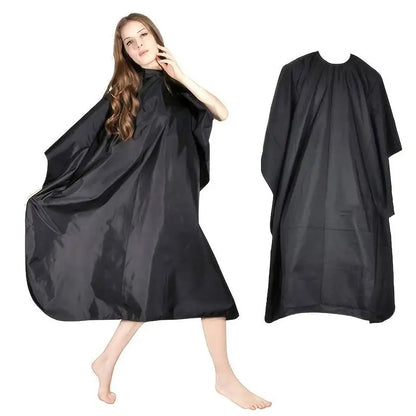Capa de corte de pelo impermeable para peluqueros y barberos, duradera y cómoda, para peinar y cortar el cabello C0025A