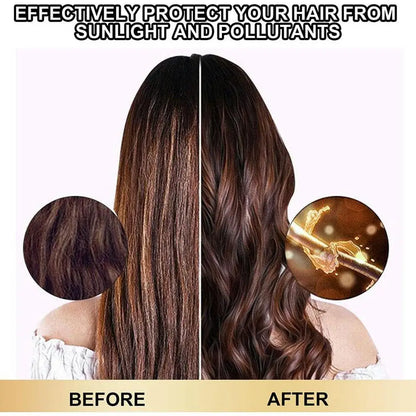 Mascarilla capilar mágica de queratina para cabello maltratado. 5 segundos. Repara el cabello dañado y encrespado. Suaviza, nutre y alisa. Cuidado capilar.