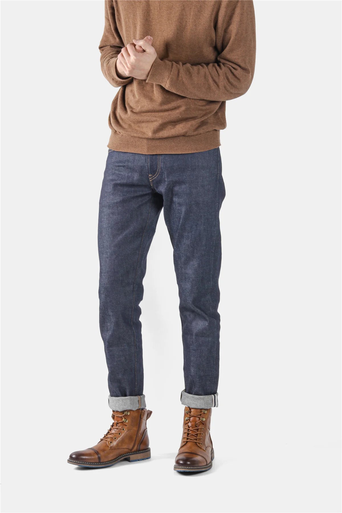 Botas retro para hombre, talla 7-13, moda 2023, cómodas botas de cuero para primavera.