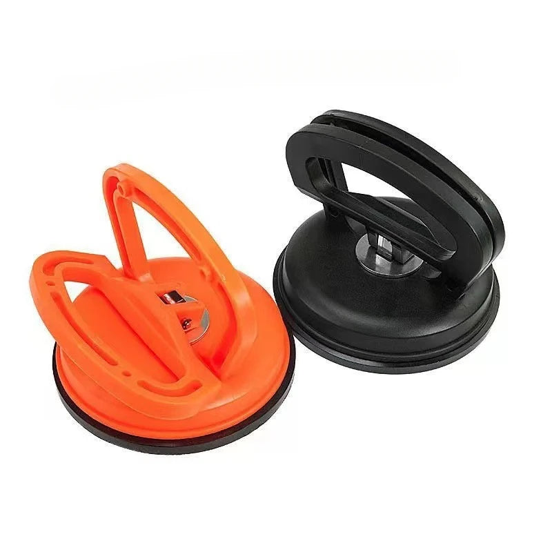 Herramienta de extracción de abolladuras de vidrio para automóvil, extractor de ventosa de 2 pulgadas, color negro y naranja, para reparación de carrocería.