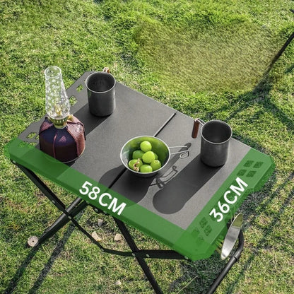 Mesa de comedor plegable multifuncional para exteriores, de aleación de aluminio, para acampar, portátil, para barbacoa, para picnic y camping.
