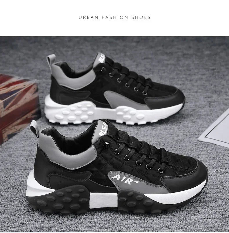 Zapatos casuales para hombre, zapatillas de plataforma, tallas grandes 43 y 44, populares, 2025