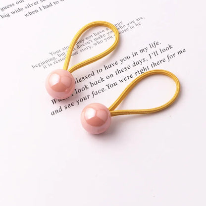 Accesorios para el cabello para niños, bandas de goma para bebés, cuentas de colores sólidos, estrellas de amor, serie de dibujos animados