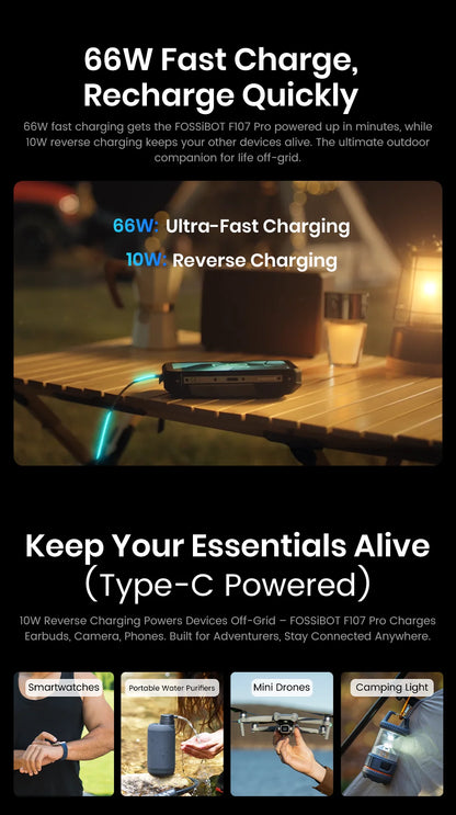 Teléfono móvil resistente Fossibot F107 Pro, 30 (12+18) GB + 512 GB, Android 15, batería de 28000 mAh, carga rápida de 66 W, cámara de 200 MP + 32 MP, 5G, NFC/GPS, doble linterna brillante.