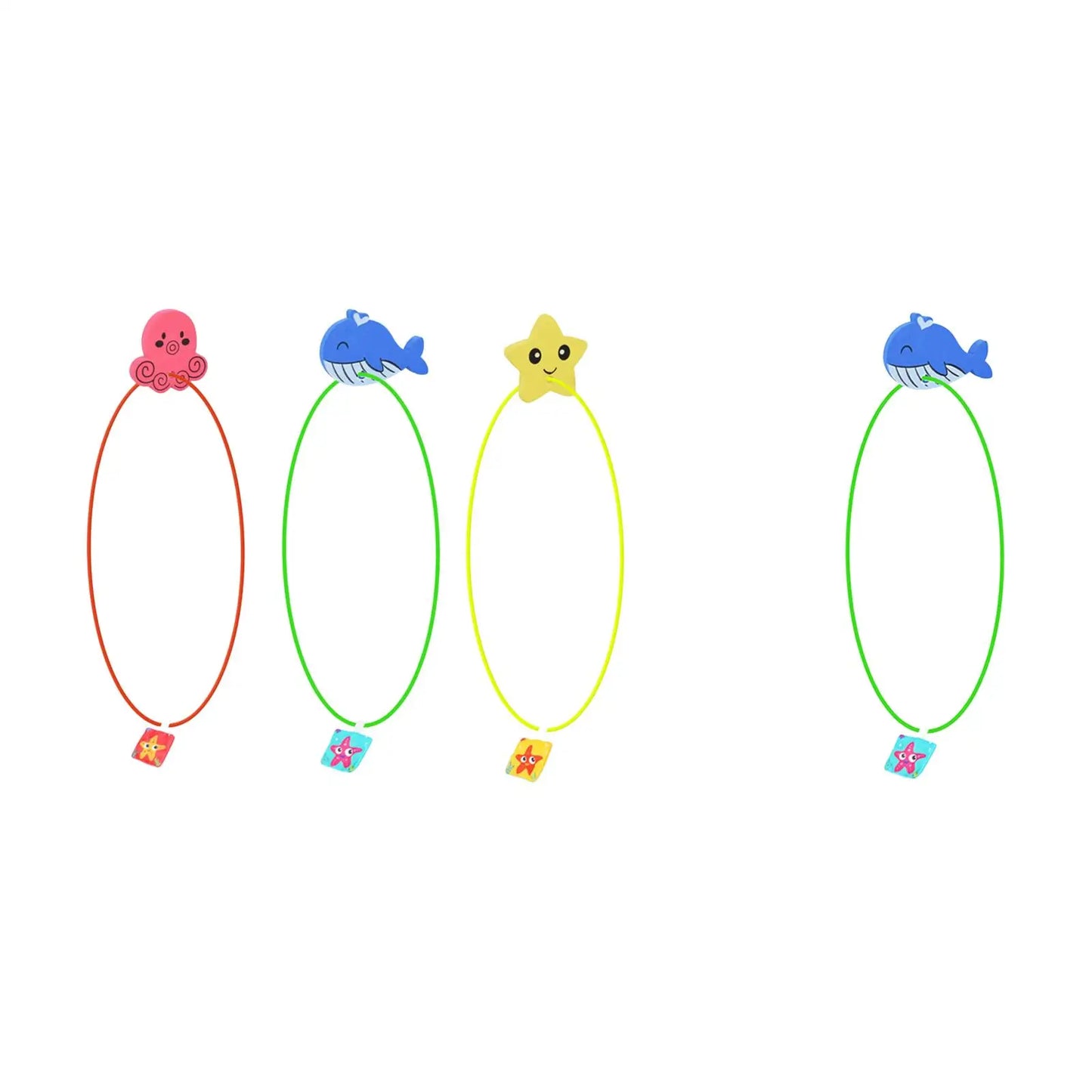 Aros de natación Deportes acuáticos Anillos de piscina con peso subacuático Natación a través de anillos Natación a través de anillos Anillos de buceo para niños y niñas