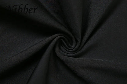 Vestido Nibber de moda para mujer, color liso, halter, sexy, espalda descubierta, abertura, bolso, corte ajustado, estilo cadera, colección verano 2025, rebajas, sencillo, vestidos