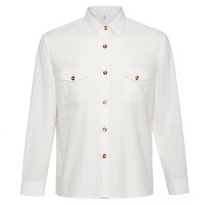 Camisas de lino y algodón para hombre, cuello clásico, estilo hawaiano, ligeras, transpirables, blancas, tallas grandes, estilo casual urbano.